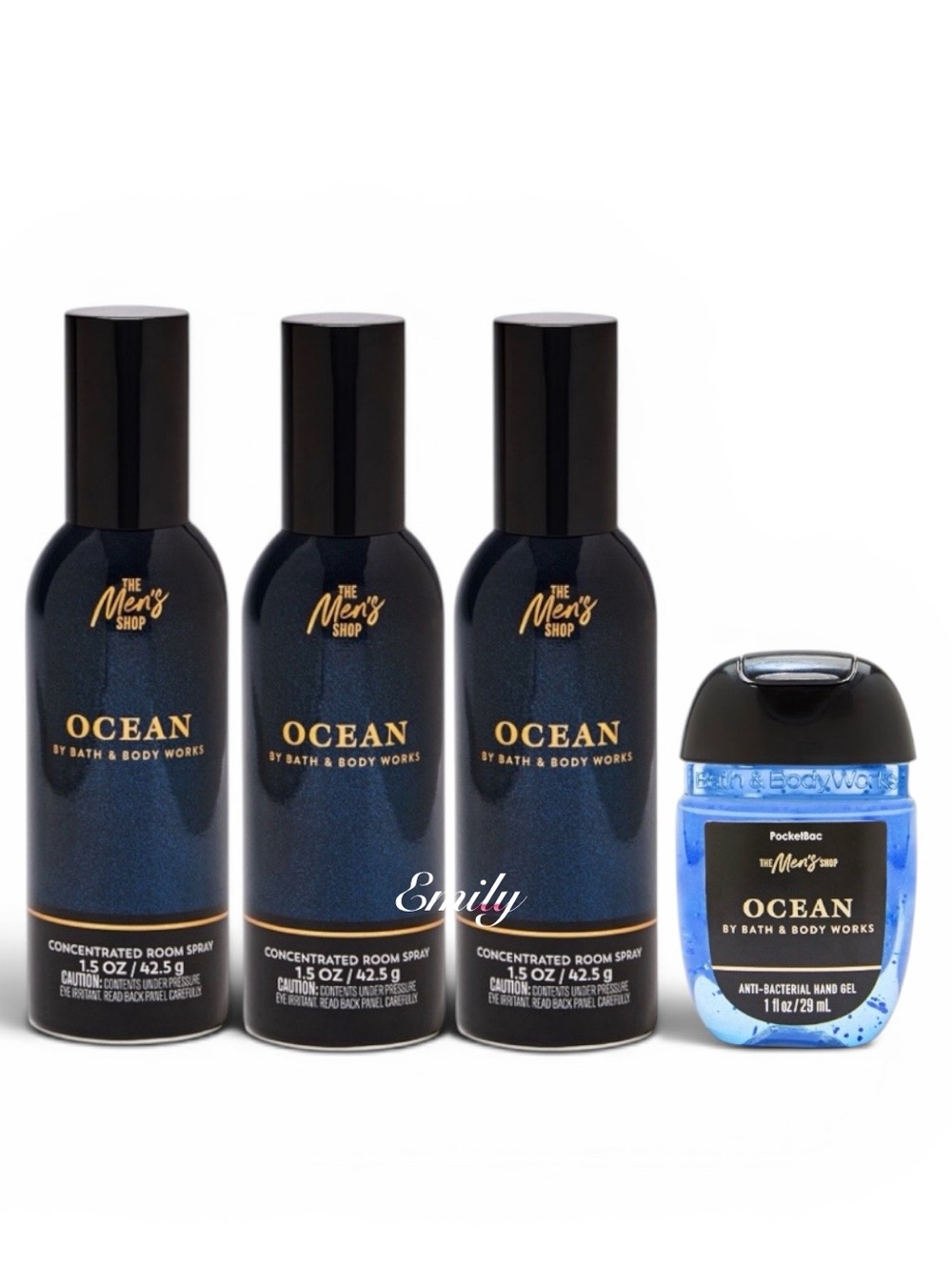 3X Bath & Body Works OCEAN Concentrated Room Sprays